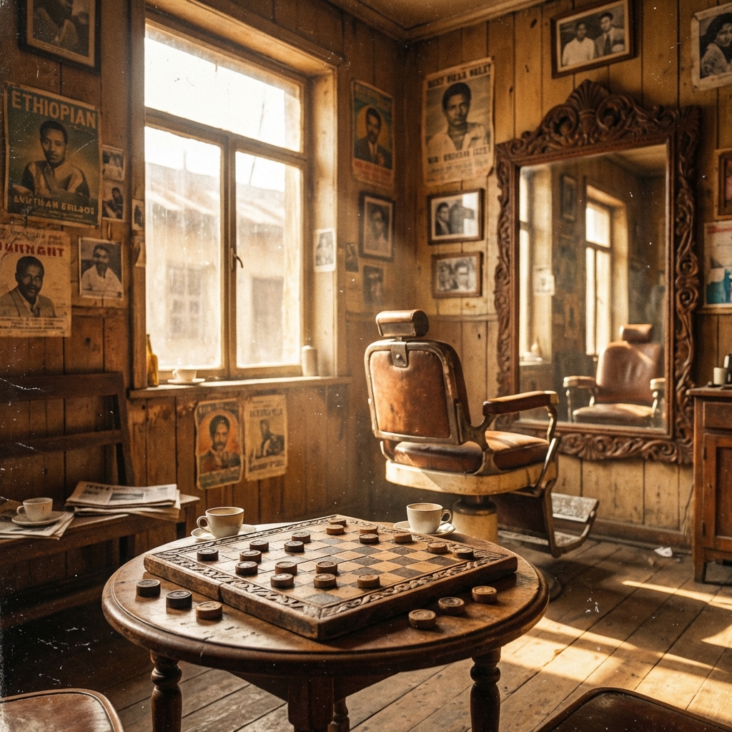 Vintage Ethiopian Barbershop